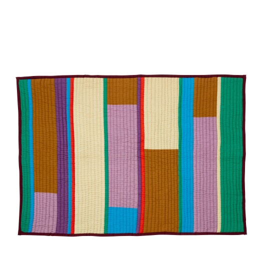 Hübsch Pavilion pled Multicolour 140x200 cm