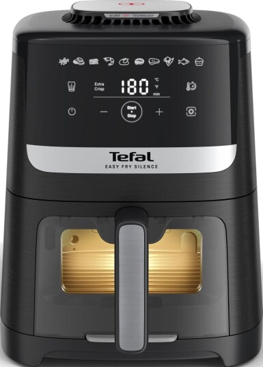 Tefal EY5568 Easy Fry Silence Airfryer - 5L, 1700W - Svart