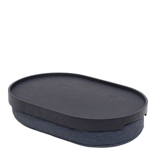 Bosign   CurveLine knebrett anti slip 39x26 cm svart/grå