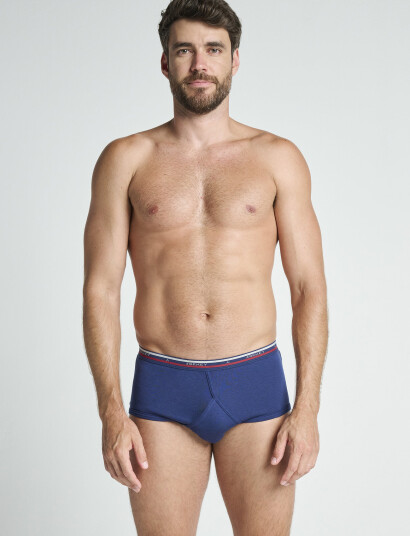 Jockey Y-Front Brief - Navy - L