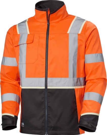 Helly Hansen Workwear Jakke UC-ME 77215-269 Varsel, Oransje/Svart