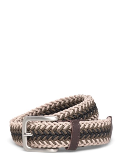 Jack & Jones Jacspring Woven Belt Noos   Brown   80
