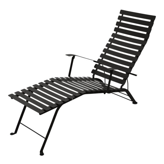 Fermob Bistro Chaise Lounge Liquorice 42