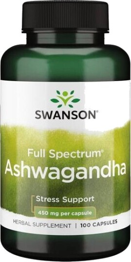 Swanson Full Spectrum Ashwagandha - 100 Kapsler Swanson Full Spectrum Ashwagandha - 100 Kapsler