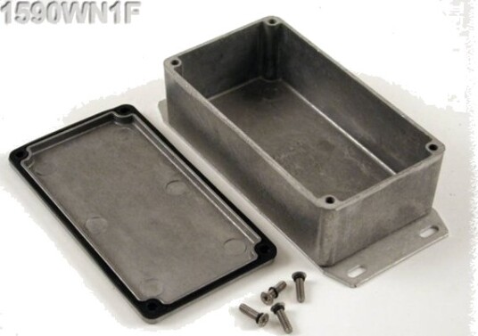 Hammond Electronics 1590WN1F 121 × 66 × 40 mm Aluminium Natur Kabinett