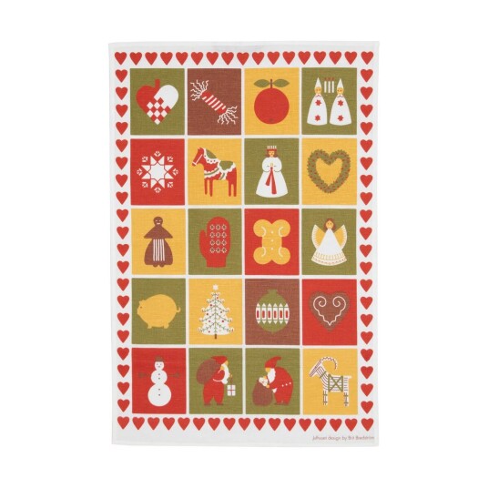 Almedahls Julehuset kjøkkenhåndkle 47 x 70 cm