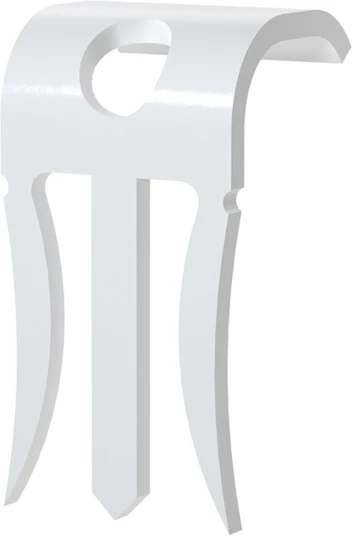 Castor Gipsklammer G-O-13 200stk Hvit for ledningsholdere PR 2x1,5/2x2,5 Castor Gipsklammer G-O-13 200stk Hvit for ledningsholdere PR 2x1,5/2x2,5