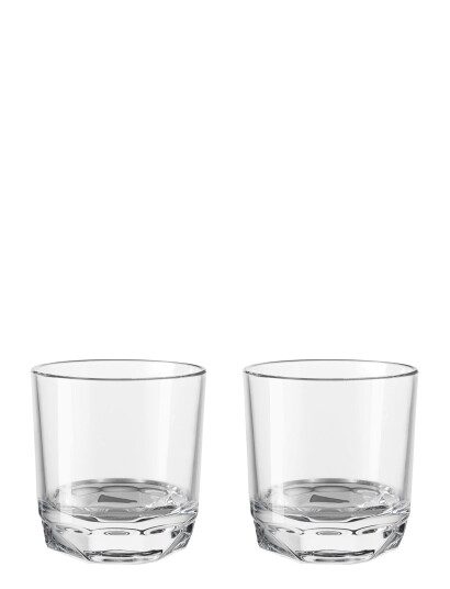 Holmegaard Prism Drinksglas 36 Cl Klar 2 Stk. - Nude - 36 cl
