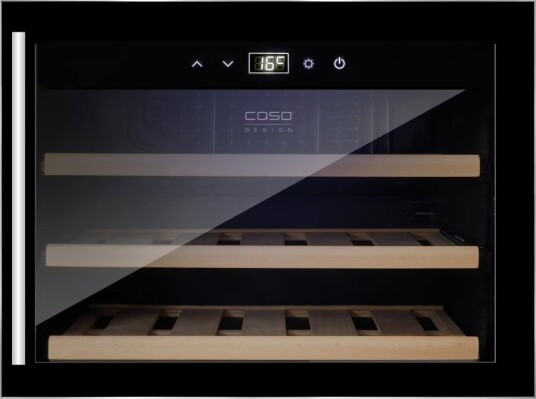 Caso WineSafe 18 EB, Innebygget, 18 flasker, 80 W, Innebygd lys