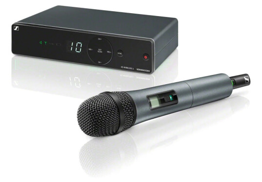Sennheiser XSW 1-825 E-Band Trådløst Vokalsett Håndholdt Mikrofon Svart Sennheiser XSW 1-825 E-Band Trådløst Vokalsett Håndholdt Mikrofon Svart
