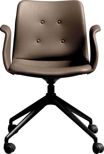 Sibast Furniture Bent Hansen Primum 4 stjerners Spisestol med Hjul Sort/ Zenso 3 292 Sibast Furniture Bent Hansen Primum 4 stjerners Spisestol med Hjul Sort/ Zenso 3 292