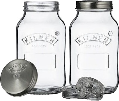 Kilner Fermentation Set 2 stk. 1lL Kilner Fermentation Set 2 stk. 1lL