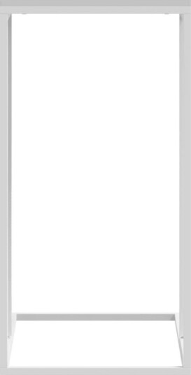 vidaXL Sidebord hvit 40x30x59 cm konstruert tre