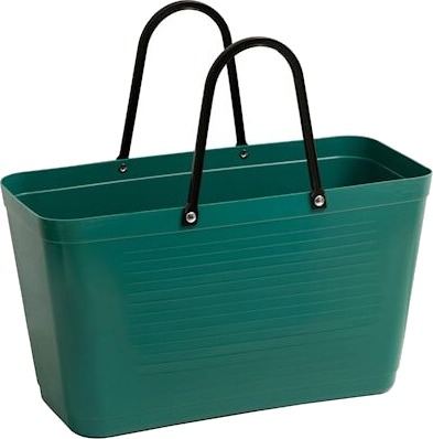 Hinza Veske Stor Green Plastic Mørkegrønn Hinza Veske Stor Green Plastic Mørkegrønn