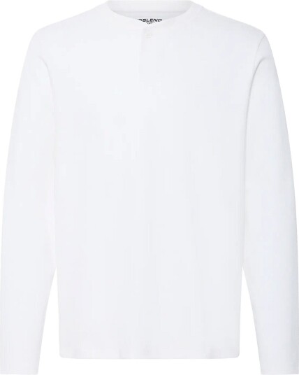 Blend Bhlewis L/S Structure Gd Tee   SNOW WHITE   S
