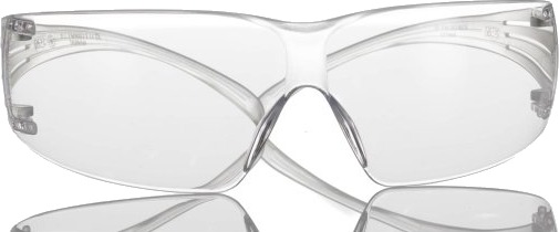 3M Vernebriller Securefit Sf201as Fargeløs Transparent Sikker Passform Selv Med Intensive Hodebevegelser 1 Stk Sf201as