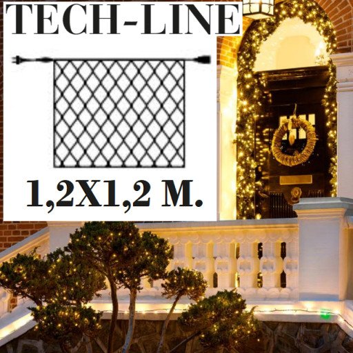 Sirius Tech-Line lysnett | 90 varmhvite lys | 1,2x1,2m. | STARTSETT Sirius Tech-Line lysnett | 90 varmhvite lys | 1,2x1,2m. | STARTSETT