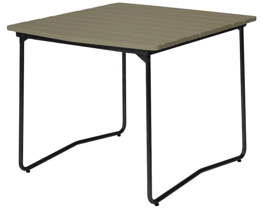 Grythyttan Stålmöbler Bord B31 Lysegrønn lakkert eik/svart 84 x 92 cm Grønn