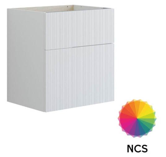 Dansani Inzo Urban Riflet Servantskap 2 Skuff B60 120xh64xd44cm NCS Farge / 60cm