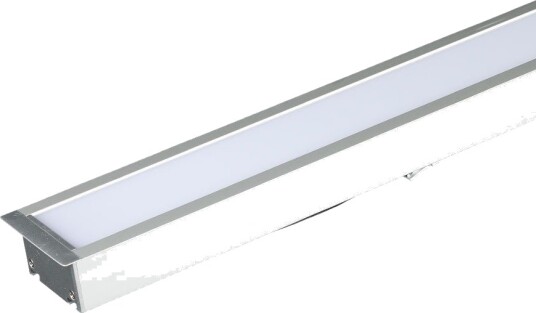 V Tac 120cm 40W LED lineært innbyggingsarmatur Samsung LED chip 120cm sølv 5 års garanti Kulør : Kald