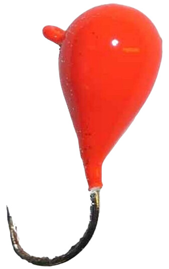 Oves Wolfram Orange (4mm) fiskekrok isfiske 4MM ORANGE