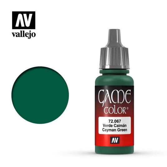 Vallejo Game Color Cayman Green 17ml Farge for Modellbygging (72.067)