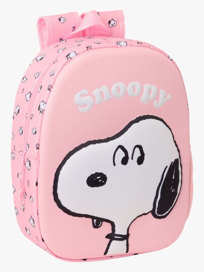 Snoopy 3d Ryggsekk 8,5l Lyserosa
