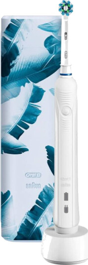 Oral-B Pro 1 750 Elektrisk Tannbørste Oppladbar Hvit Design Edition