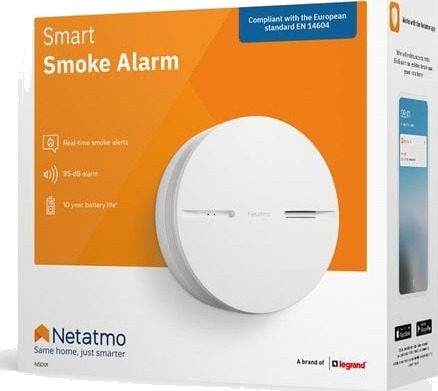 Netatmo Smart Røykvarsler med Wi-Fi og Bluetooth - Hvit Netatmo Smart Røykvarsler med Wi-Fi og Bluetooth - Hvit