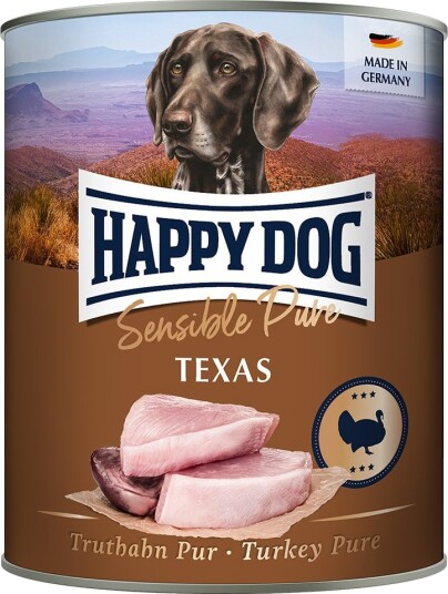 Happy Dog Våtfôr Pure Kalkun 24 X 800 G