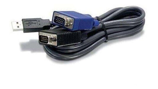 Trendnet KVM USB-kabel 4.5m HD-15 Svart