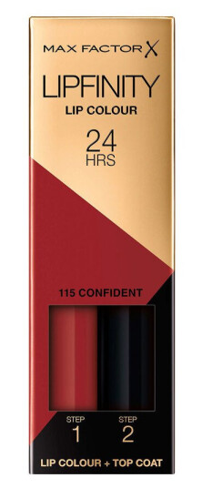 Max Factor Lipfinity Lip Colour #115 Confident 4,2g 2,3ml +1,9g