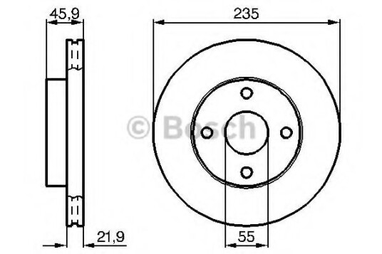 Bremseskive BOSCH 0 986 478 787 Bremseskive BOSCH 0 986 478 787