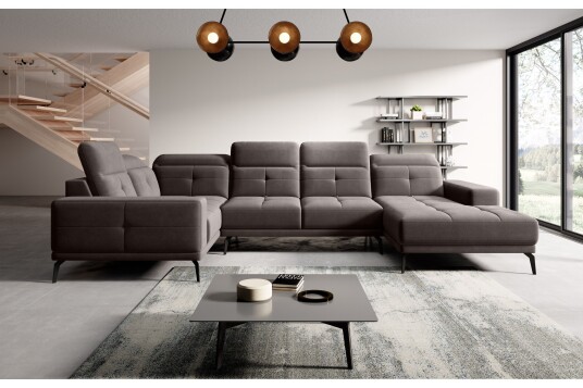 Hagglund Hjørnesofa m. Divan Grå