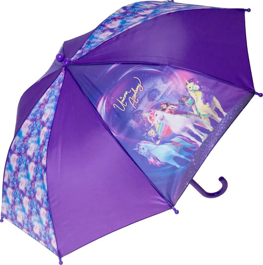 Einhorn Unicorn Academy Paraply L 58 Cm X 70 Cm   Purple   ONE SIZE
