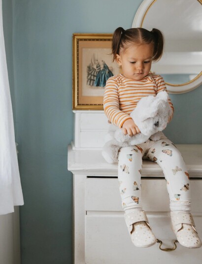 Petit Piao Ppstar Leggings   Cream   80
