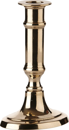 Kunstindustrien Italian Oval Candlestick Gold H14CM