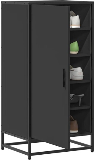 Skohylle svart 48x38x97,5 cm konstruert tre 8721102842580