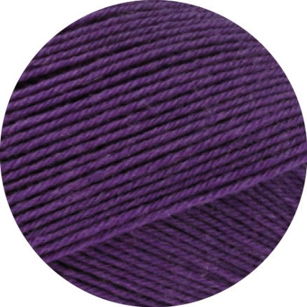 Lana Grossa Meilenweit 100 Merino Extrafine Uni Garn 2455 Mørk Fiolett Lana Grossa Meilenweit 100 Merino Extrafine Uni Garn 2455 Mørk Fiolett