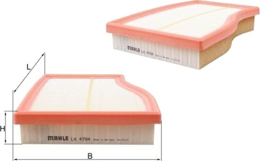 Luftfilter MAHLE ORIGINAL LX 4784 Luftfilter MAHLE ORIGINAL LX 4784