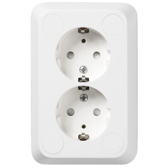 Schneider Electric WDE000924 Stikkontakt jordet, hurtigkobling 2-veis