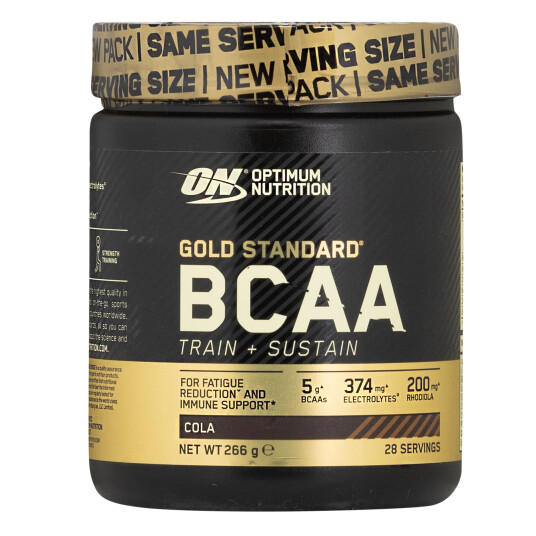 Optimum Nutrition Gold Standard BCAA Train & Sustain 266 g 266g Cola Optimum Nutrition Gold Standard BCAA Train & Sustain 266 g 266g Cola