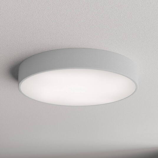 TEMAR LIGHTING Cleo 500 taklampe grå sensor IP54 Ø 50 cm metall