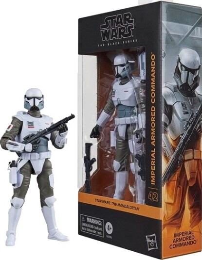 Star Wars Imperial Armored Commando 15 cm Actionfigur med Blastere og Jetpack