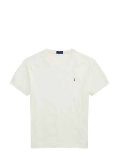 POLO RALPH LAUREN Pima Polo Ssl Tsh |Kräm |XXL