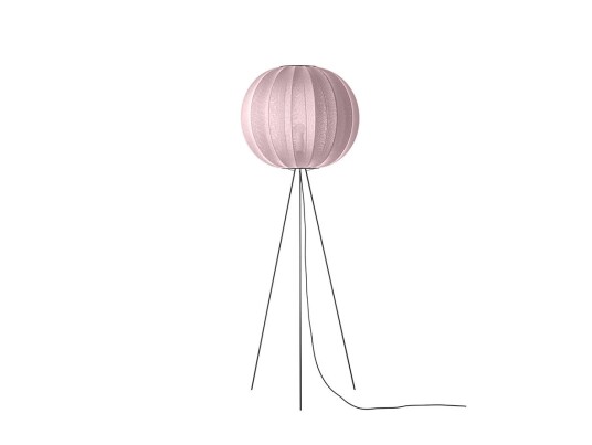 Made By Hand - Knit-Wit 60 Round Gulvlampe Høy Light Pink