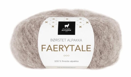 Du Store Alpakka Du Store Alpakka Garn Faerytale Lys Gråbrun Melert 758 50g