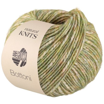 Lana Grossa Bottoni Garn 12 Grønn brun/creme