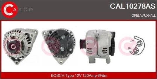 CASCO CAL10278AS Dynamo