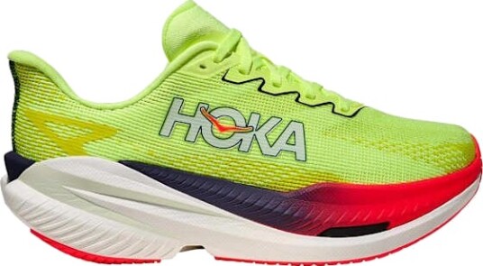 Hoka Women's Mach X 3 Neon Yuzu/Squid Ink 40 2/3